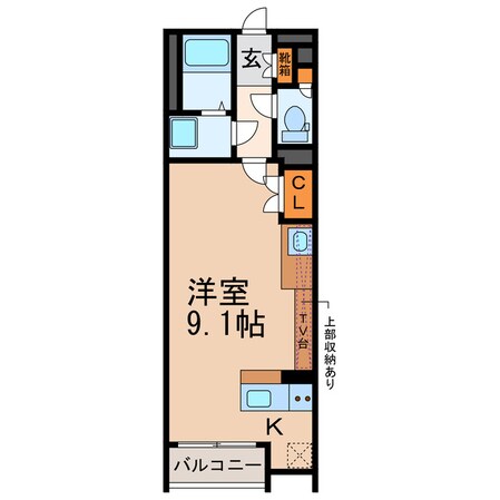 ミランダアビタシオンⅢの物件間取画像